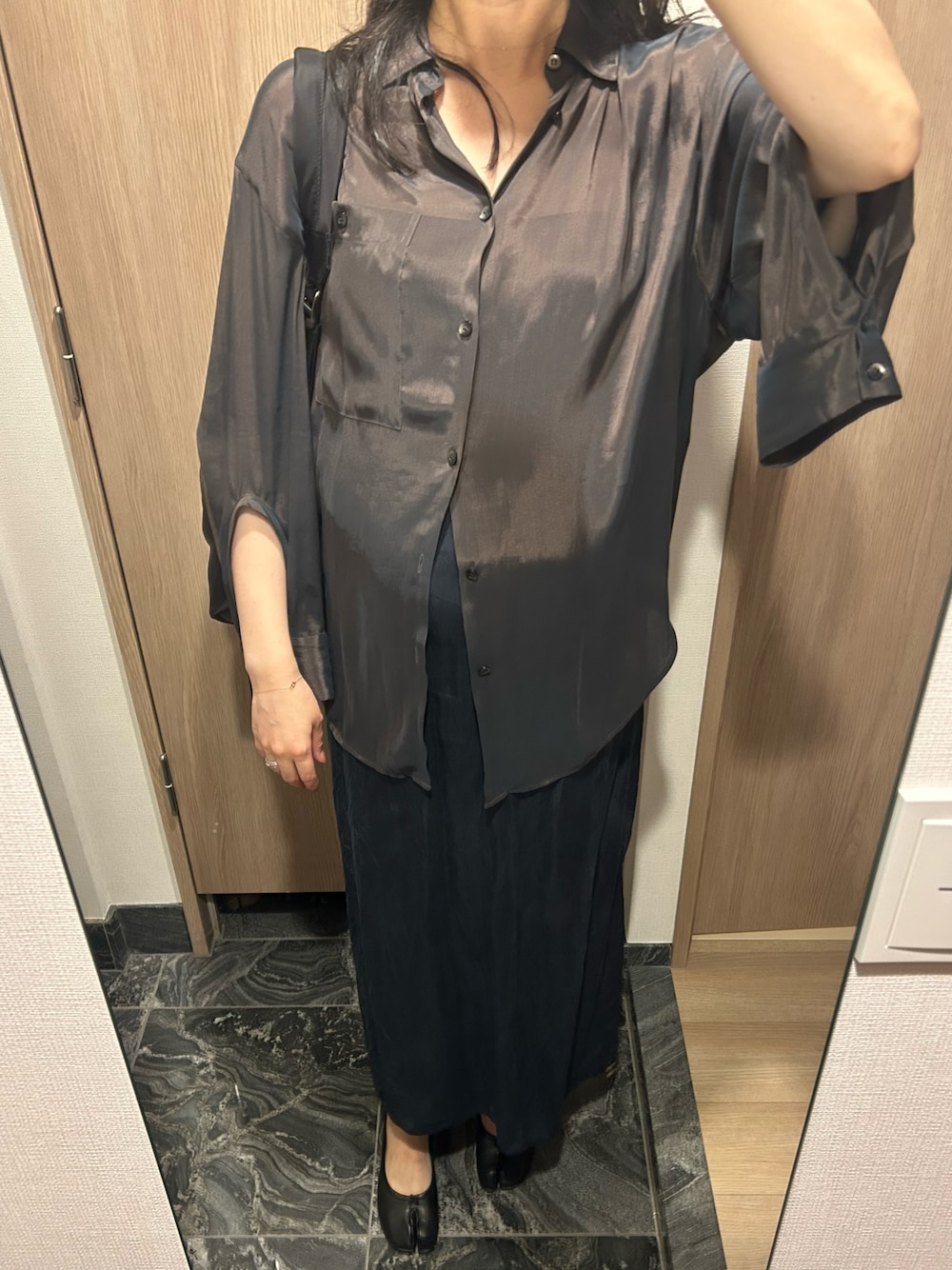 シャツ/ブラウス(長袖/七分) clane  CHAMBRAY LOOSE SHIRT CLANE（クラネ）の「CHAMBRAY LOOSE SHIRT（シャツ/ブラウス）」 - WEAR