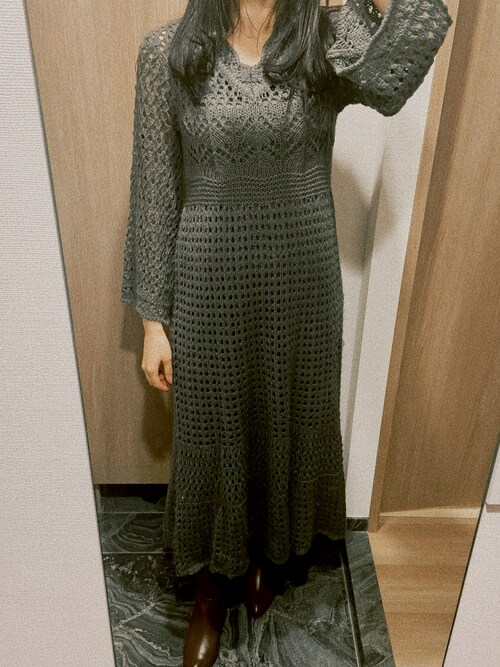 わらちゃん｜RANDEBOOのワンピースを使ったコーディネート WEAR