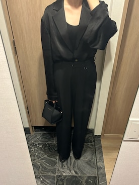 「CLANE（クラネ）のアイテム（パンツ）」を使った、わらちゃんさん（レディース・164cm）の春コーディネート