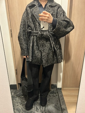 「CLANE（クラネ）のアイテム（その他アウター）」を使った、わらちゃんさん（レディース・164cm）の春コーディネート