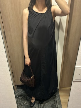 「TODAYFUL（トゥデイフル）のアイテム（ワンピース）」を使った、わらちゃんさん（レディース・164cm）の秋コーディネート
