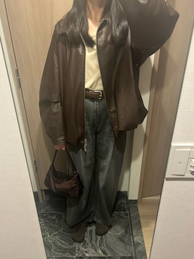 わらちゃんさん（レディース・164cm）の春コーディネート