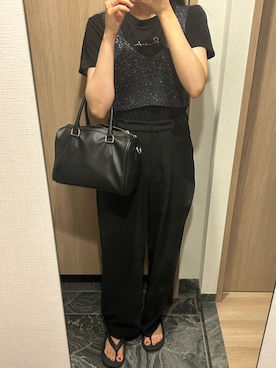 「RANDEBOO（ランデブー）のアイテム」を使った、わらちゃんさん（レディース・164cm）の秋コーディネート