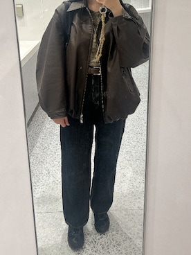 わらちゃんさん（レディース・164cm）の春コーディネート