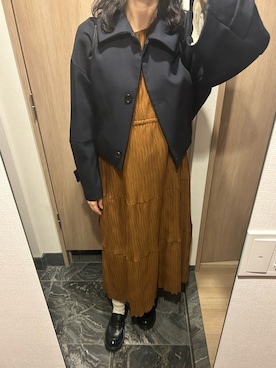 「CLANE（クラネ）のアイテム（ジャケット/アウター）」を使った、わらちゃんさん（レディース・164cm）の春コーディネート