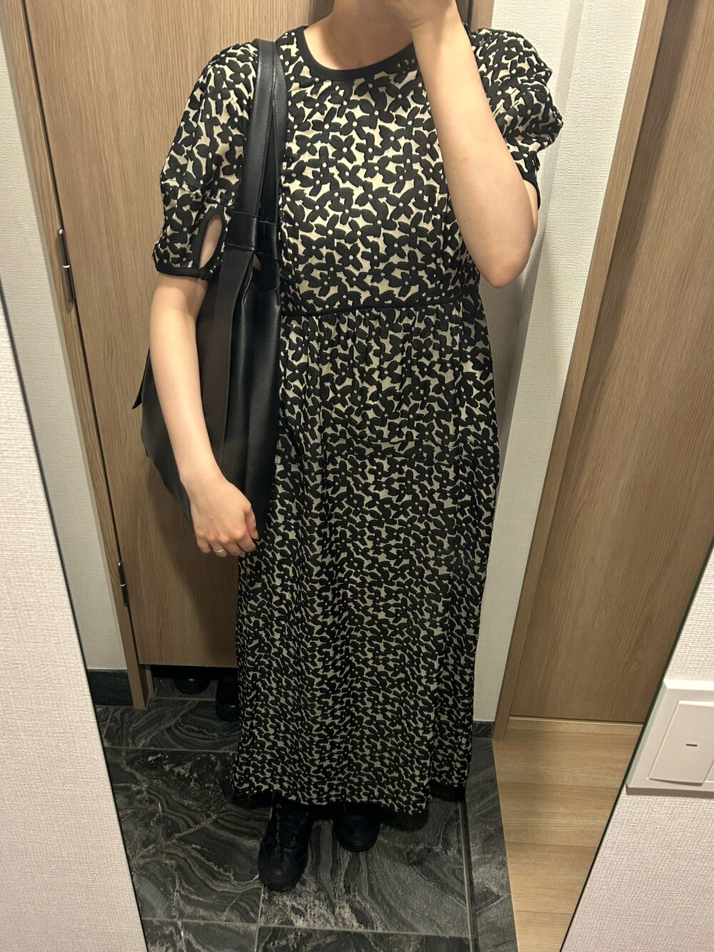 CLANE（クラネ）の「CONSTRUCTIVE OPAL FLOWER ONEPIECE（ワンピース