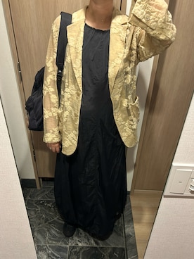 「TODAYFUL（トゥデイフル）のアイテム（ワンピース）」を使った、わらちゃんさん（レディース・164cm）の秋コーディネート