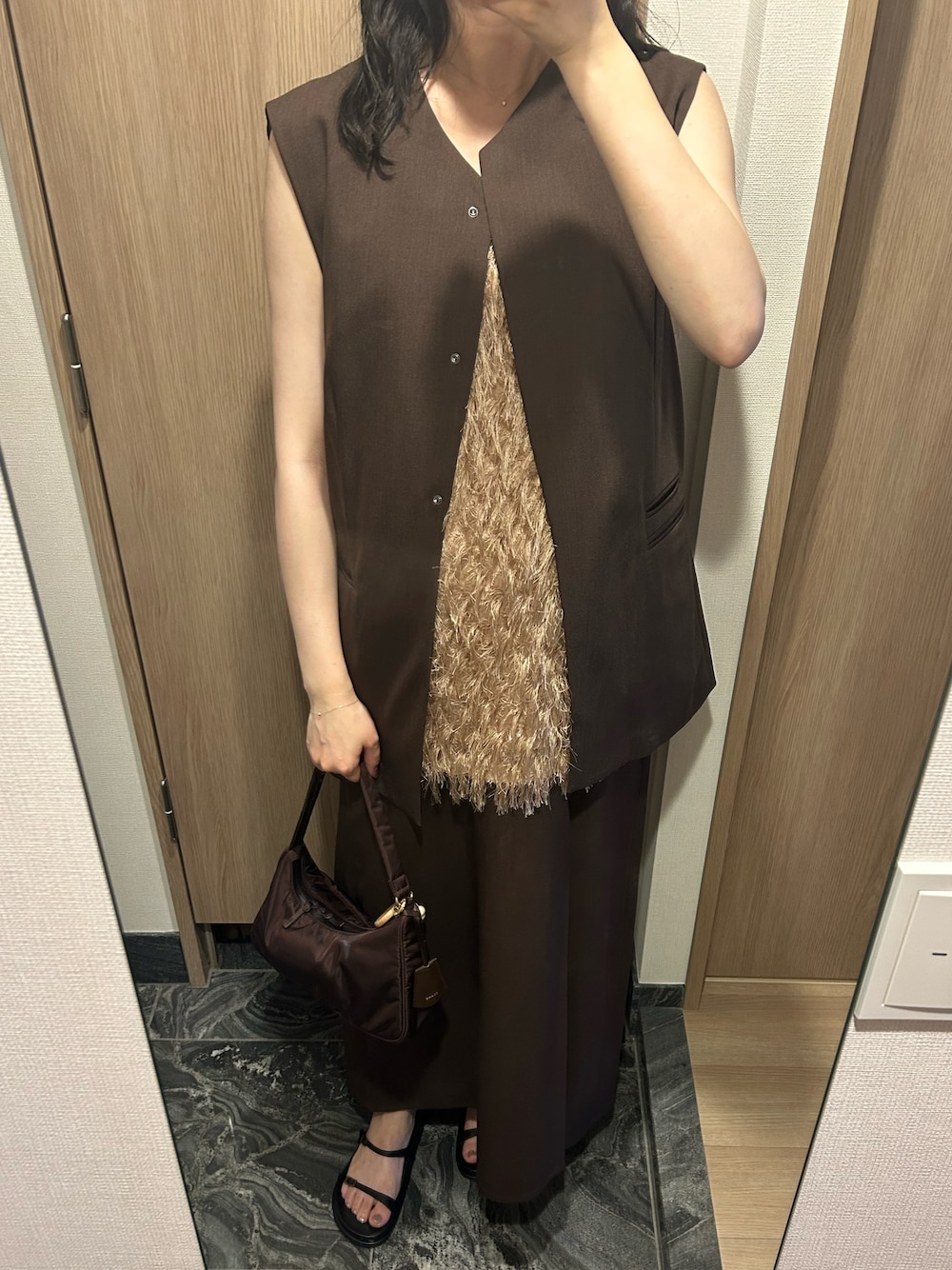 MARW UNITED ARROWS フット 2ベルトサンダル 23.5cm MARW UNITED