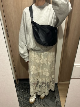 「CLANE（クラネ）のアイテム」を使った、わらちゃんさん（レディース・164cm）の春コーディネート