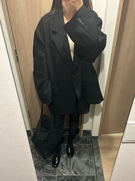 「CLANE（クラネ）のアイテム（Tシャツ/カットソー）」を使った、わらちゃんさん（レディース・164cm）の秋コーディネート