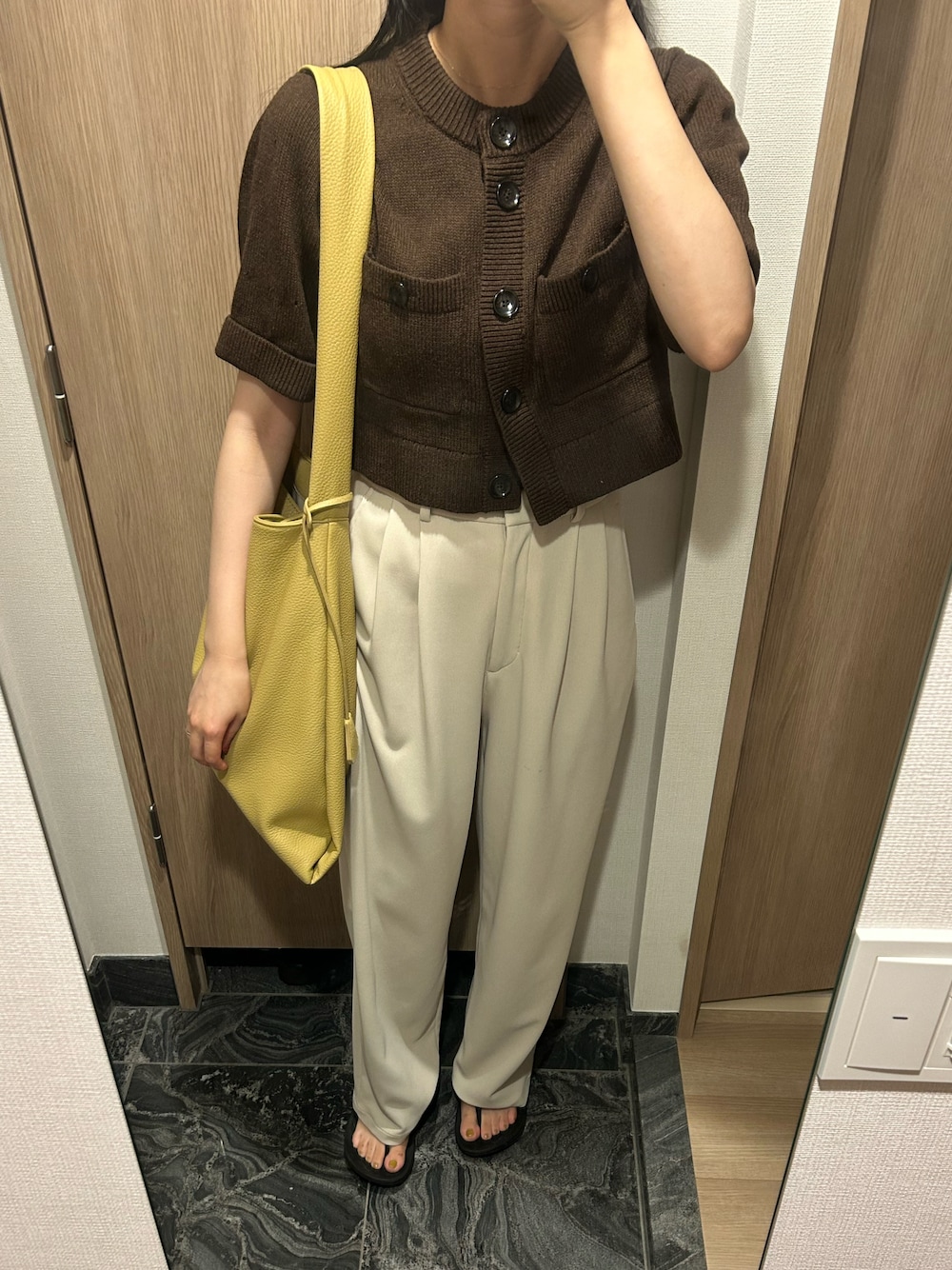 CLANE/クラネ】HALF SLEEVE KNIT TOPS & PANTS/ハーフスリーブニット  