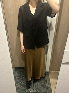 「CLANE（クラネ）のアイテム」を使った、わらちゃんさん（レディース・164cm）の夏コーディネート
