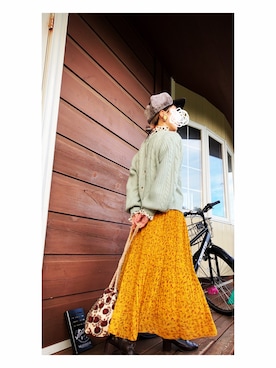 「PUBLUX（パブリュクス）のアイテム（バッグ）」を使った、まるさん（レディース・151cm）の秋コーディネート