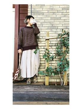 まるさん（レディース・151cm）の冬コーディネート