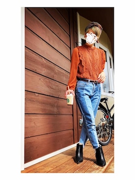 まるさん（レディース・151cm）の秋コーディネート