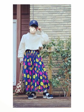 まるさん（レディース・151cm）の春コーディネート