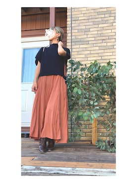 まるさん（レディース・151cm）の秋コーディネート