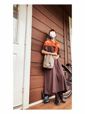 まるさん（レディース・151cm）の秋コーディネート