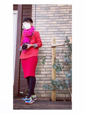 まるさん（レディース・151cm）の冬コーディネート