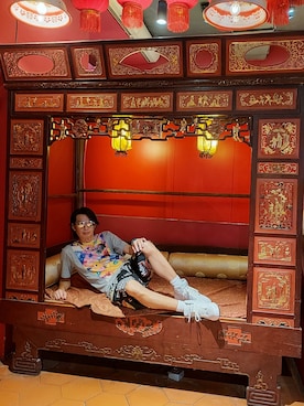 「doublet（ダブレット）のアイテム（パンツ）」を使った、Nicholasさん（メンズ・185cm）の冬コーディネート