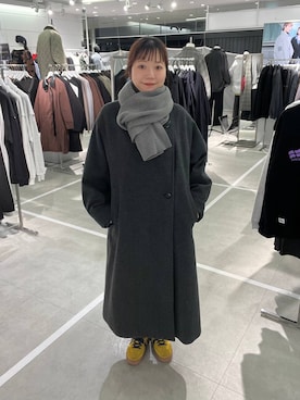 「アイテム（チェスターコート）」を使った、ユメノさん（メンズ・164cm・20代）の秋コーディネート