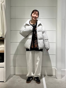 「アイテム（ダウンジャケット/コート）」を使った、ユメノさん（レディース・164cm・20代）の秋コーディネート