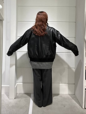 「アイテム（ブルゾン）」を使った、ユメノさん（メンズ・164cm・20代）の秋コーディネート