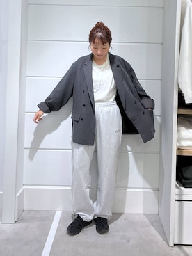 「LOWRYS FARM（ローリーズファーム）のパールタレンネックレス　249411（ネックレス）」を使った、ユメノさん（レディース・164cm・20代）の秋コーディネート