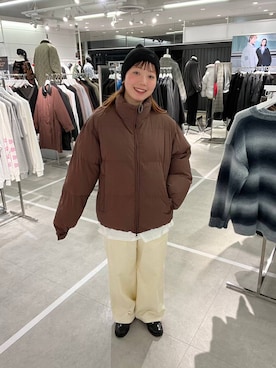 「アイテム（ダウンジャケット/コート）」を使った、ユメノさん（メンズ・164cm・20代）の秋コーディネート