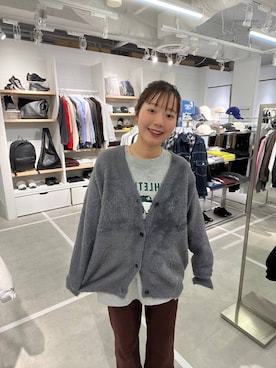 「アイテム（スウェットパンツ）」を使った、ユメノさん（メンズ・164cm）の秋コーディネート