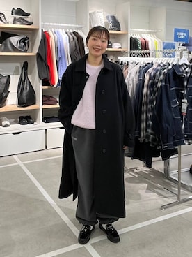 「アイテム（スウェットパンツ）」を使った、ユメノさん（メンズ・164cm・20代）の秋コーディネート