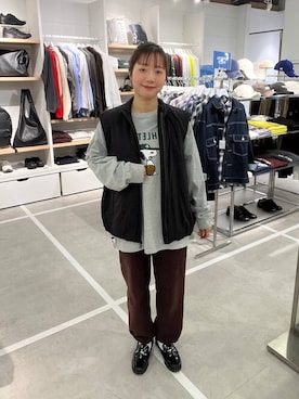 「アイテム（ダウンジャケット/コート）」を使った、ユメノさん（メンズ・164cm・20代）の秋コーディネート