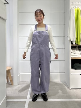 「アイテム（オールインワン・サロペット）」を使った、ユメノさん（メンズ・164cm）の秋コーディネート