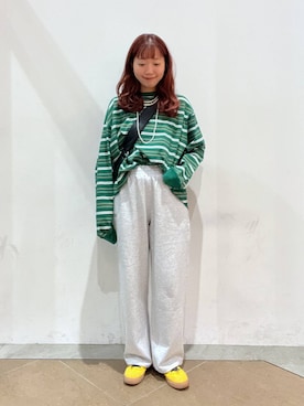 「LOWRYS FARM（ローリーズファーム）のパールタレンネックレス　249411（ネックレス）」を使った、ユメノさん（メンズ・163cm・20代）の秋コーディネート