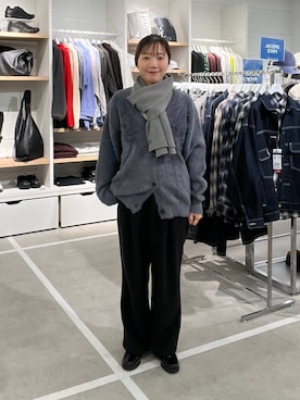 「アイテム（カーディガン/ボレロ）」を使った、ユメノさん（メンズ・164cm）の秋コーディネート