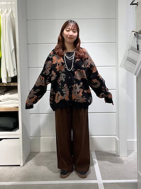 「アイテム（カーディガン/ボレロ）」を使った、ユメノさん（メンズ・164cm）の秋コーディネート