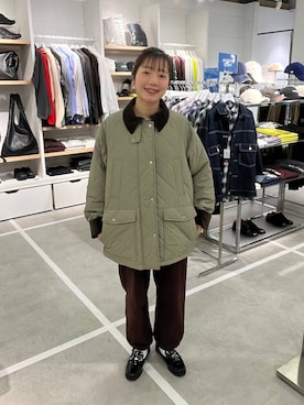 「アイテム（スウェットパンツ）」を使った、ユメノさん（メンズ・164cm）の秋コーディネート