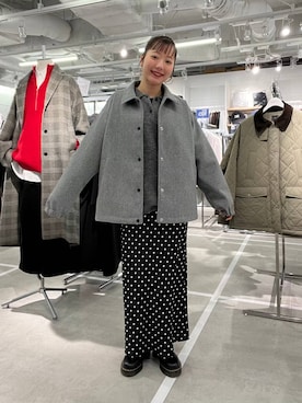 「アイテム（スカート）」を使った、ユメノさん（メンズ・164cm）の冬コーディネート