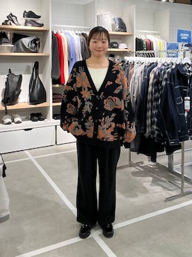 「アイテム（カーディガン/ボレロ）」を使った、ユメノさん（メンズ・164cm）の秋コーディネート