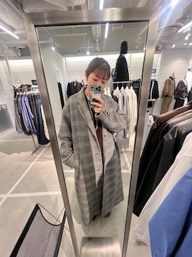「アイテム（チェスターコート）」を使った、ユメノさん（レディース・164cm・20代）の秋コーディネート