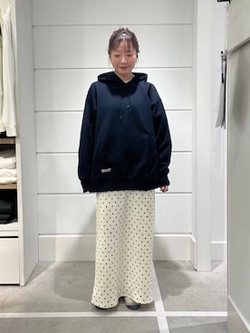 「アイテム（スカート）」を使った、ユメノさん（メンズ・164cm）の秋コーディネート