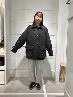 「アイテム（スウェットパンツ）」を使った、ユメノさん（レディース・164cm・20代）の秋コーディネート