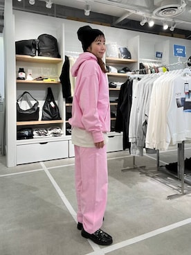 「アイテム（ニットキャップ/ビーニー）」を使った、ユメノさん（メンズ・164cm・20代）の冬コーディネート