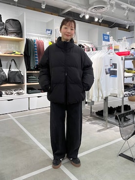 「アイテム（ダウンジャケット/コート）」を使った、ユメノさん（メンズ・164cm・20代）の冬コーディネート