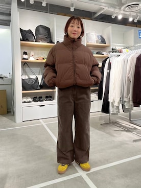 「アイテム（ダウンジャケット/コート）」を使った、ユメノさん（メンズ・164cm・20代）の冬コーディネート