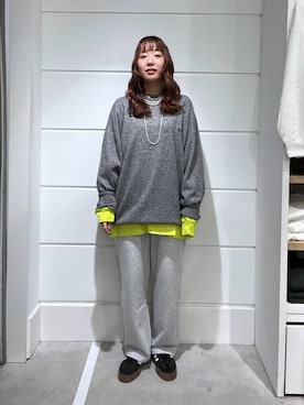 「アイテム（イエロー系）」を使った、ユメノさん（メンズ・163cm・20代）の秋コーディネート