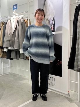 「アイテム（スウェットパンツ）」を使った、ユメノさん（メンズ・164cm）の秋コーディネート