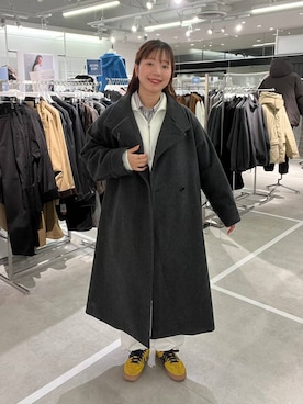 「LOWRYS FARM（ローリーズファーム）の【LFM(U)】アゼニットハーフＺＩＰプルオーバー　 593385（ニット/セーター）」を使った、ユメノさん（メンズ・164cm）の秋コーディネート