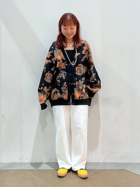 「アイテム（キャミソール）」を使った、ユメノさん（メンズ・163cm）の秋コーディネート