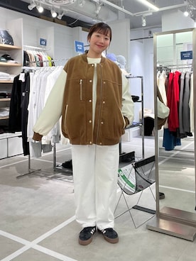 「アイテム（スタジャン）」を使った、ユメノさん（メンズ・164cm・20代）の冬コーディネート